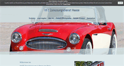 Desktop Screenshot of kfz-zulassung-haase.de